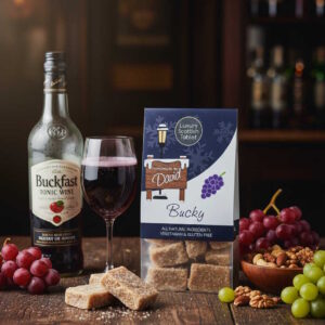 Handmade Bucky Scottish Tablet 140g bag – Unique Tonic Wine Flavour Traditional Recipe and Gluten-Free